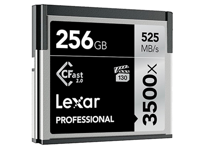Cho thuê thẻ nhớ Lexar 256GB Pro 3500x CFast 2.0